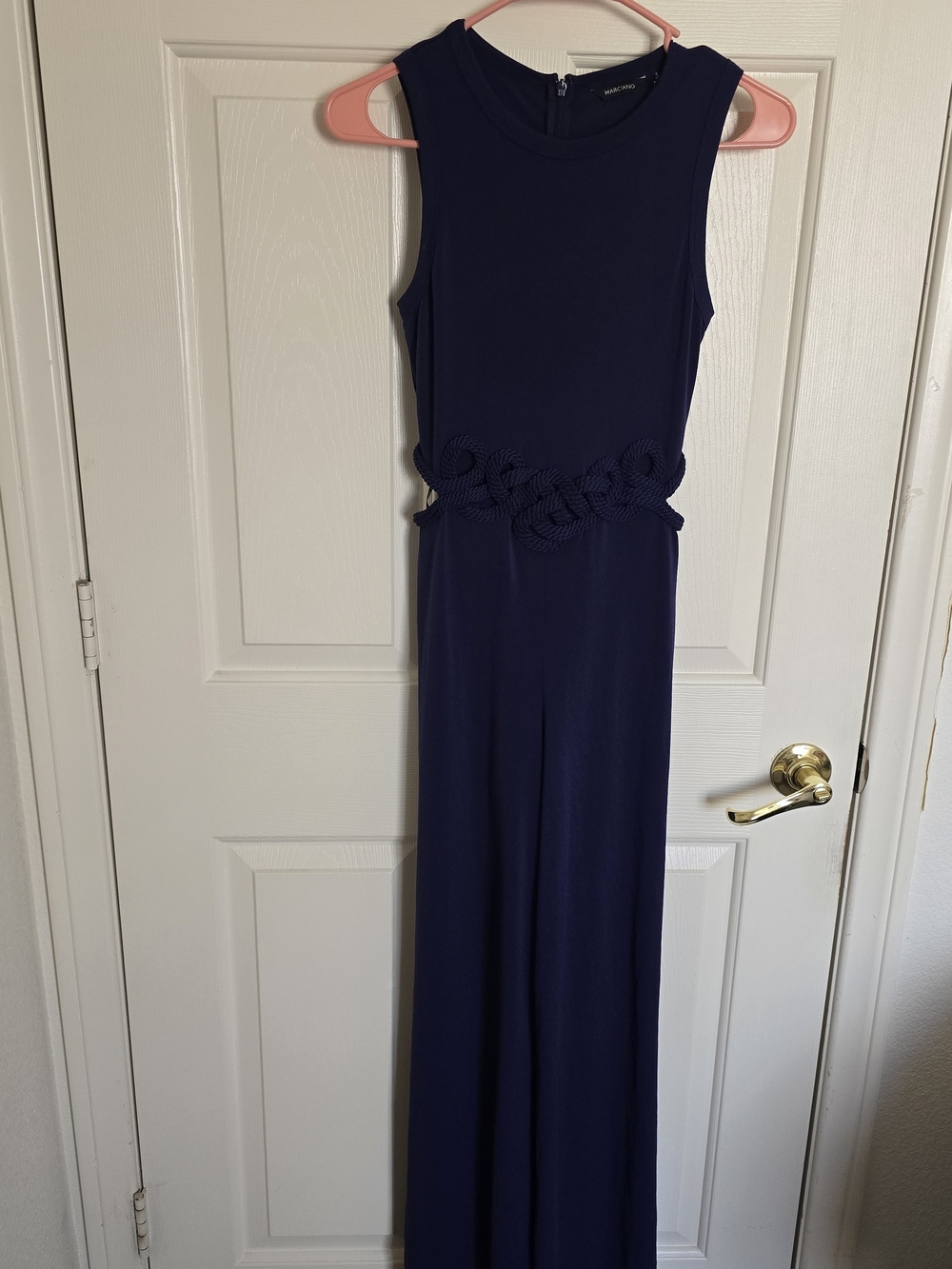 Marciano Deep Purple Sleeveless Dress with Back Zip